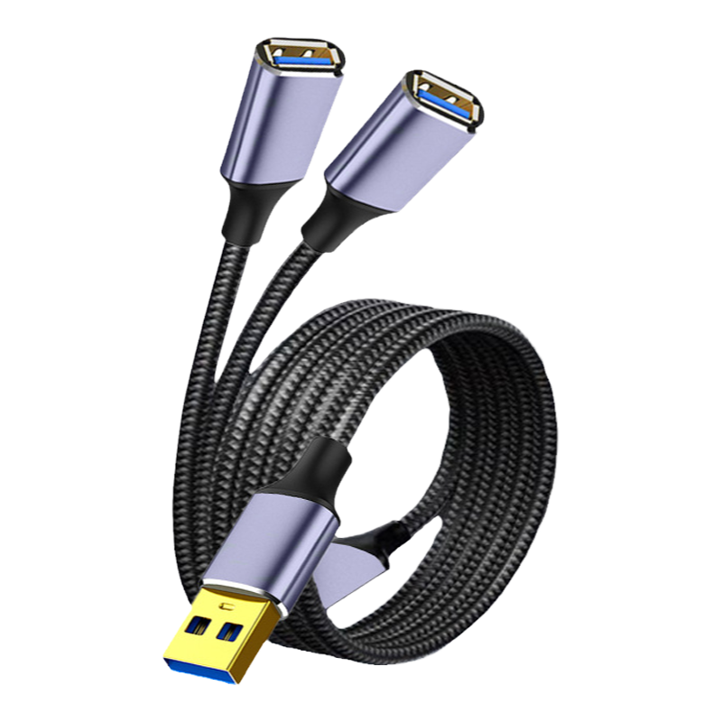 USB公对母拓展线分线器