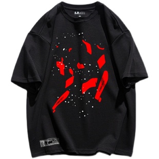 漫驿站EVA真希波米山舞初号机暴走纯棉短袖T恤动漫游戏周边二次元