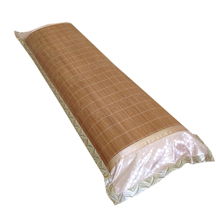 夏季双人枕头套凉席长枕套1.2米1.5m1.8竹席藤席情侣枕头席片双面