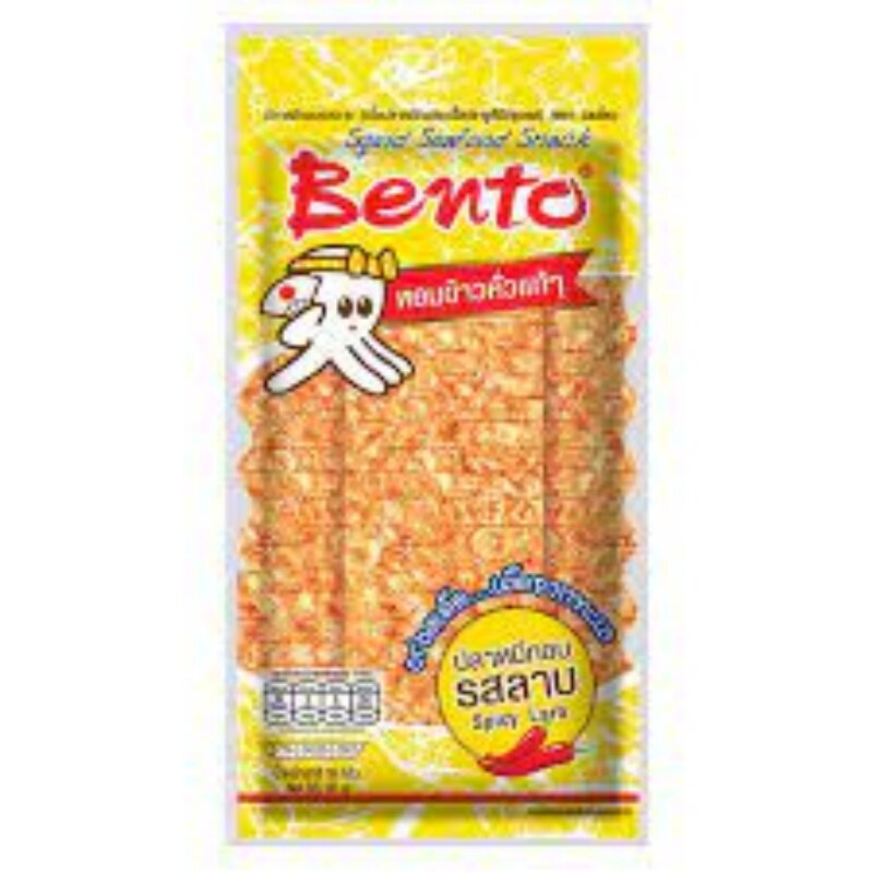 现货泰国直邮Bento鱿鱼丝拌多乐超味鱿鱼干纯鱼肉18g/袋711代购