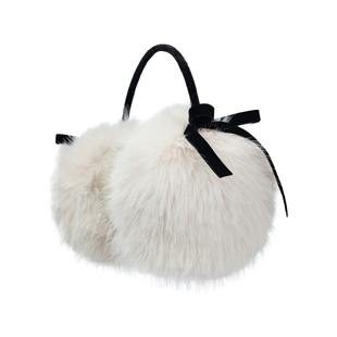 ELLE仿兔毛耳罩女士秋冬季户外保暖护耳防寒可爱耳套耳包毛绒耳捂