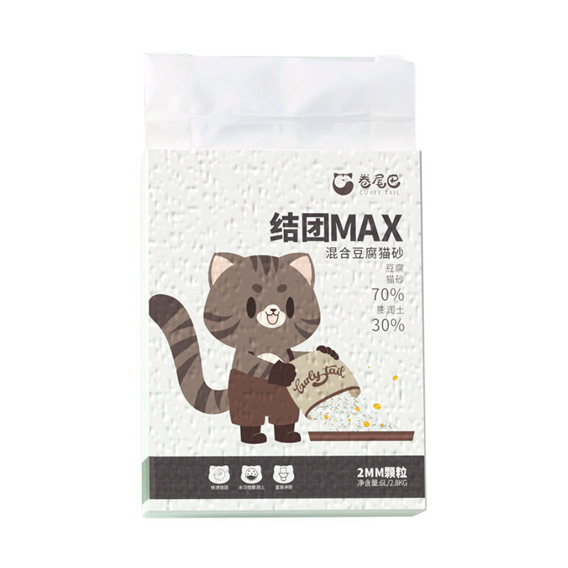 除臭无尘快速结团原味豆腐猫砂