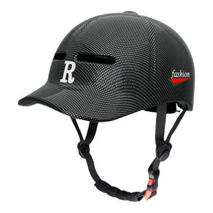 Gudook自行车骑行一体休闲头盔户外鸭舌帽轻便电单车四季安全帽