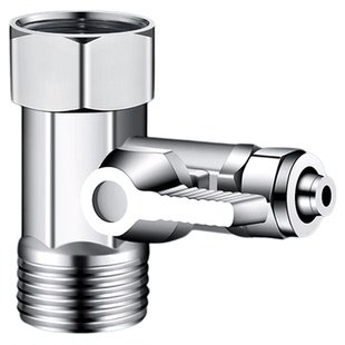 活接净水器三通接头进水管口水龙头4分转2分3分饮水机分水阀配件