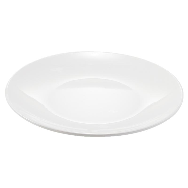餐厅菜盘密胺餐具白色盖浇饭盘