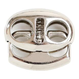 金属弹簧扣猪鼻扣弹力绳卡扣吊钟帽子卫衣调节绳扣羽绒服松紧纽扣