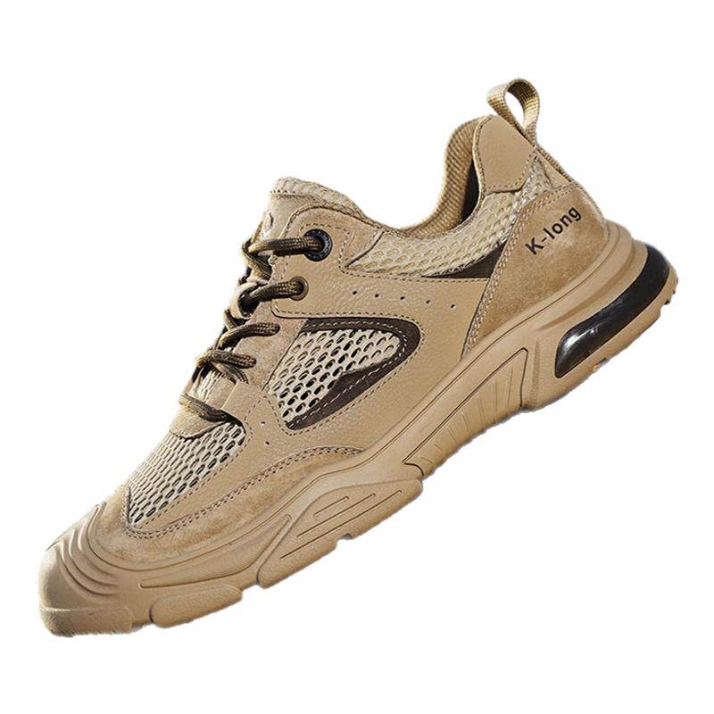 康龙鞋子男鞋2026新款夏季网面透气轻便舒适户外登山鞋休闲运动鞋