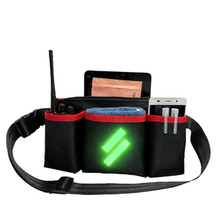 美发造型师专用腰包多口袋多层收纳防水耐磨大容量服务工作工具包