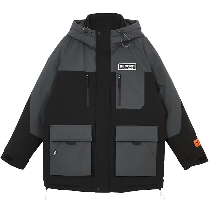 秋季羽绒服杰克琼斯连帽