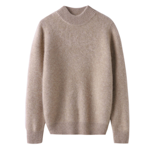 秋冬儿童羊绒衫100%羊毛衫男童打底衫女童毛衣中大童保暖上衣童装