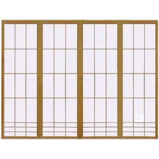 日式推拉门格子门客厅卧室隔断折叠门榻榻米移门木窗原实木和室门