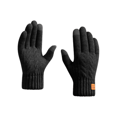 针织防寒保暖可触屏手套加厚