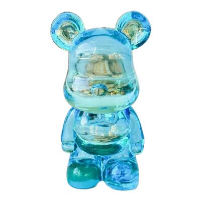 儿童超大号亚克力暴力熊宝石玩具小熊礼品饰品摆件幼儿园奖品奖励