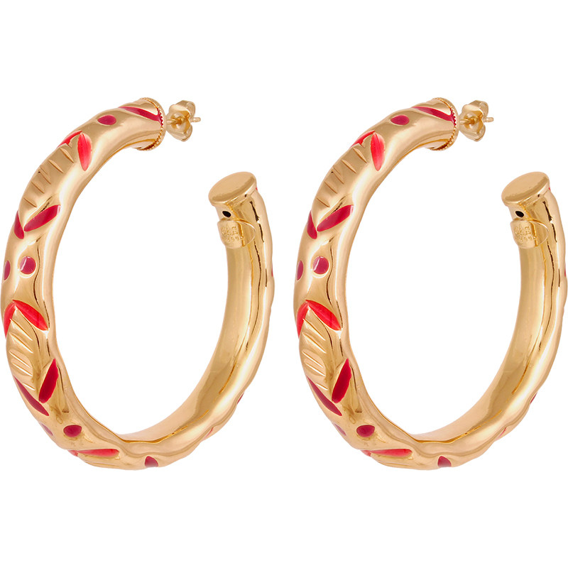 【法国进口】GAS BIJOUX圆环耳钉王妃系列