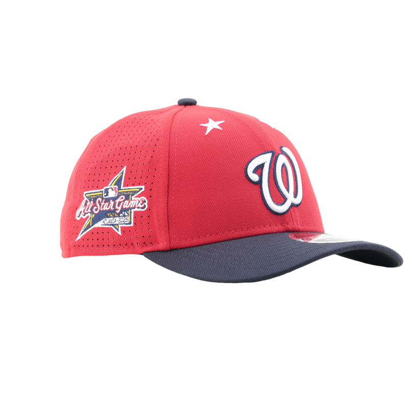 美国代购NEWERA纽亦华MLB全明星940硬顶网眼棒球帽W标华盛顿国民
