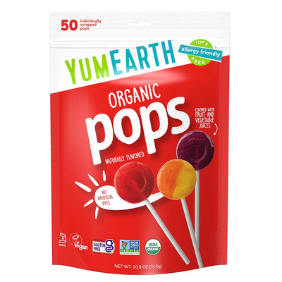 美国牙米滋有机棒棒糖YumEarth
