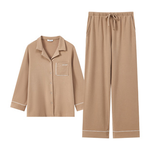 【热可可-情侣睡衣】伊维斯可外穿家居服套装加厚可外穿家居服