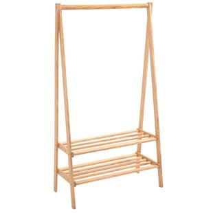 全友家居衣架落地卧室现代北欧衣帽架双层置物架家用家具KS