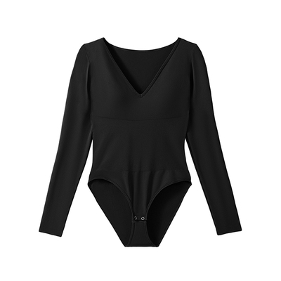 深V“腰精”轻塑连体衣显瘦百搭