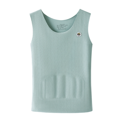 德绒无痕秋冬护肚子保暖背心男童