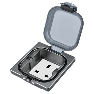 IP66级户外防水86型插座面板室外卫生间防水英式13A英制港版插座