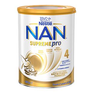 雀巢超级能恩4段澳版supremePro适度水解婴幼儿牛奶粉24个月800g