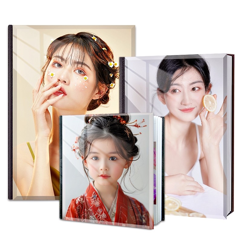 婚纱照水晶相册定制高端宝宝婴儿