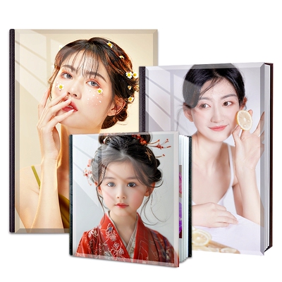 婚纱照水晶相册定制高端宝宝婴儿