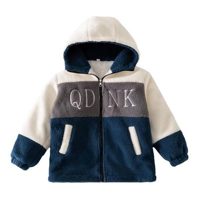羊羽潮品男孩加绒秋冬摇粒绒外套