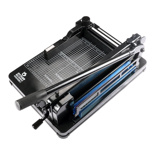 宝预858A4秒切重型厚层切纸机裁纸刀小型切纸机名片切割机手动裁刀标书裁纸机家用大型纸张裁切机办公切书机