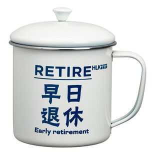 304食品级不锈钢杯子巨好看的水杯带盖马克杯男生款复古防摔茶缸