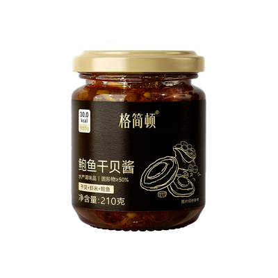 格简顿鲍鱼XO酱拌饭面>50%固形物