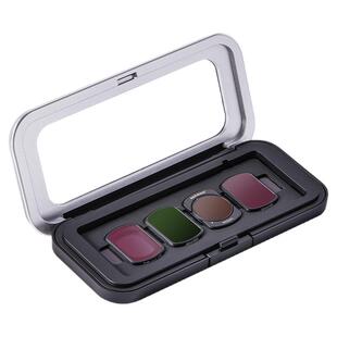 NEEWER纽尔适用DJI大疆Pocket3滤镜镜头收纳空盒CPL滤镜磁吸空盒ND减光镜黑柔增广角镜自由组合眼影保护盒