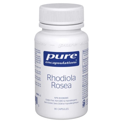 加拿大Pure Rhodiola Rosea红景天素食胶囊90粒缓解精神压力疲劳