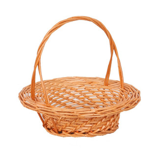 藤编花篮竹编表演小篮子柳编婚庆篮道具篮手提篮舞蹈篮草编水果篮