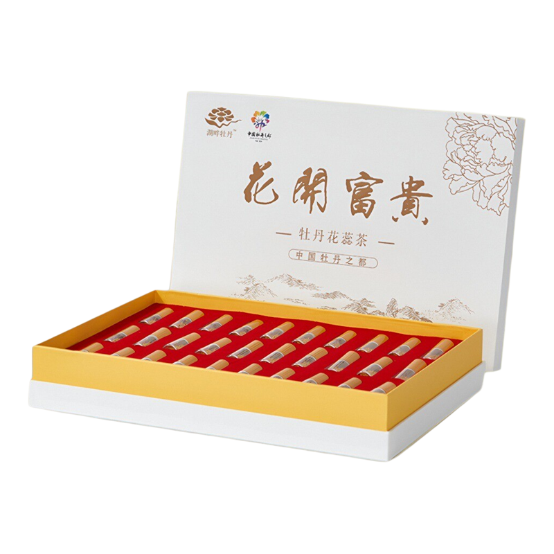 菏泽特产牡丹花蕊茶30支礼盒装