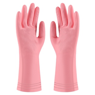 洗碗手套加绒加厚防水保暖防水男女家务厨房耐用磨橡胶乳胶皮洗衣