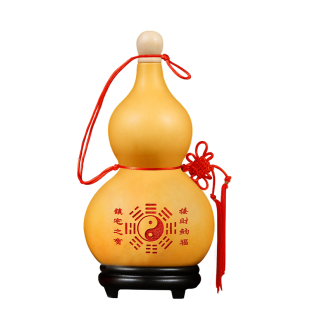真天然葫芦挂件开口八卦木胡芦化解门对门对卧室招财摆件小号文玩