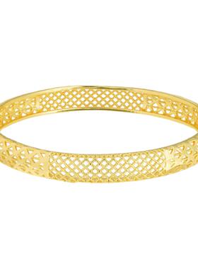 沙金掐丝卡扣手镯网状交织手环