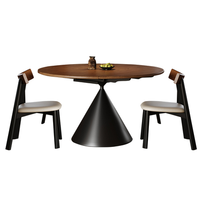 法式中古风实木餐桌椅组合