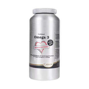 Camette丹麦凯麦特高纯度浓缩深海鱼油omega3成人EPADHA软胶囊