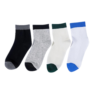 回力儿童袜子春季男童童袜舒适运动袜子四季棉袜中大童男孩中筒袜