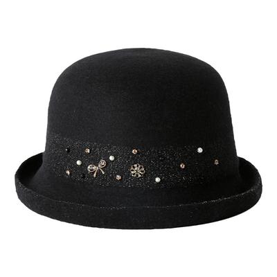 香雪羽秀礼帽日常优雅女秋冬