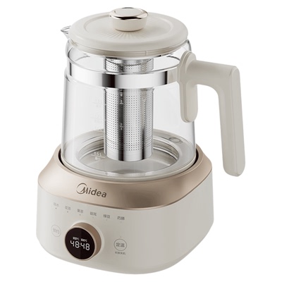 美的全玻璃养生壶家用恒温