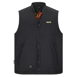 NERVE涅夫摩托车自发热电加热马甲骑行服机车赛车冬季保暖背心男