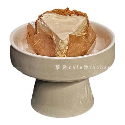 陶瓷小众设计布丁碗雪糕杯高脚