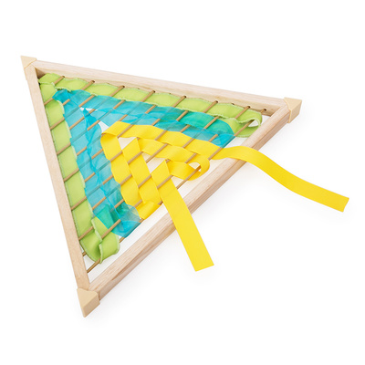 guidecraft儿童几何形状穿绳玩具