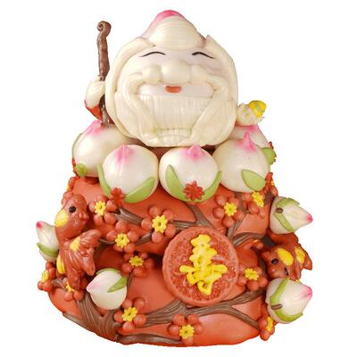 寿桃馒头生日老人山东糕点