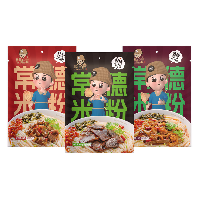 粉小德常德牛肉米粉速食袋装
