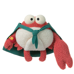 问童子 蟹将小偶 毛绒玩具安抚玩偶公仔娃娃挂件创意礼物